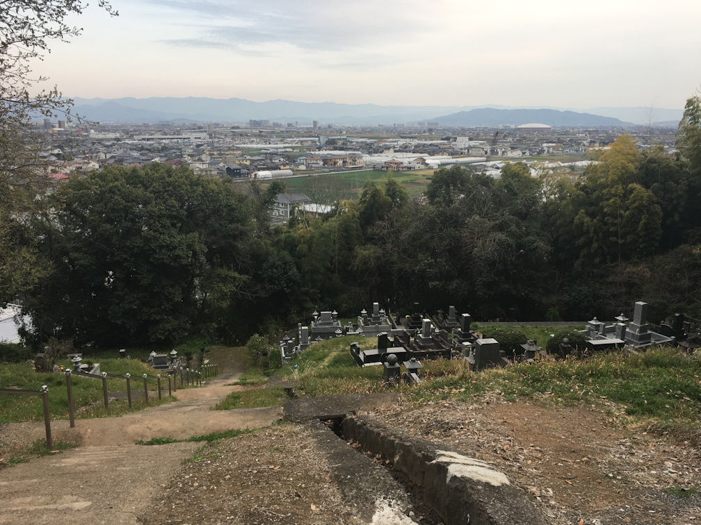 熊本市営城山墓園の全体写真